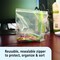 Stout By Envision Clear Resealable Zipper Seal Storage Bags  6 x 6 Case of 1000 Bags, 1000PK ZF-002C - alternate 2